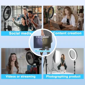 ring light tripod phone 7