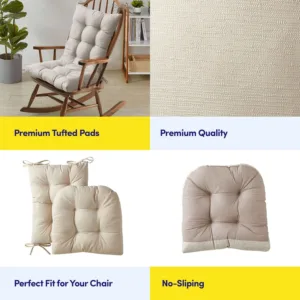 rocking chair cushions set 7