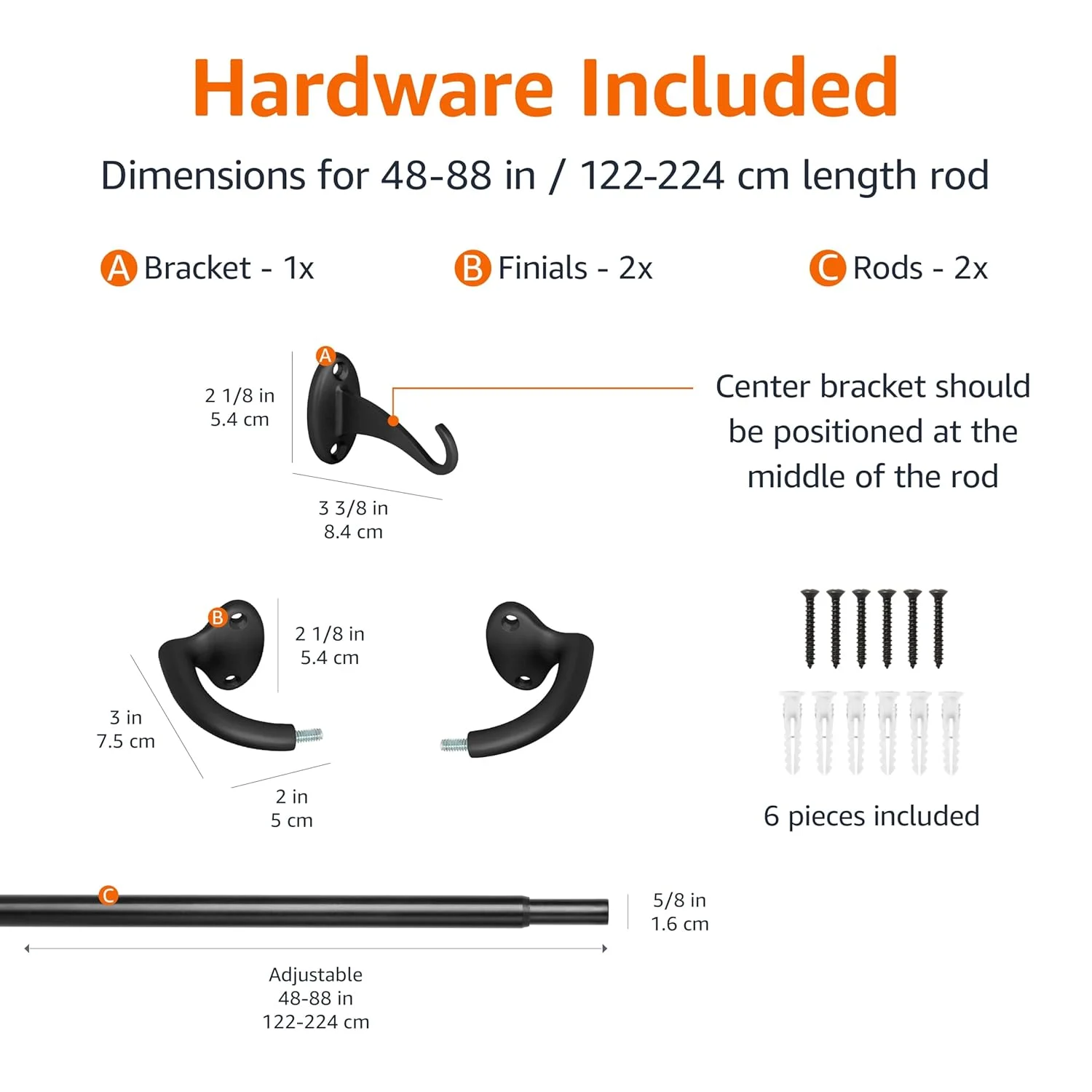 room darkening curtain rod 3
