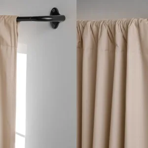 room darkening curtain rod 7