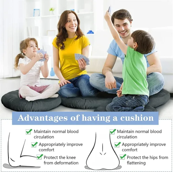 round floor pillow seat 4