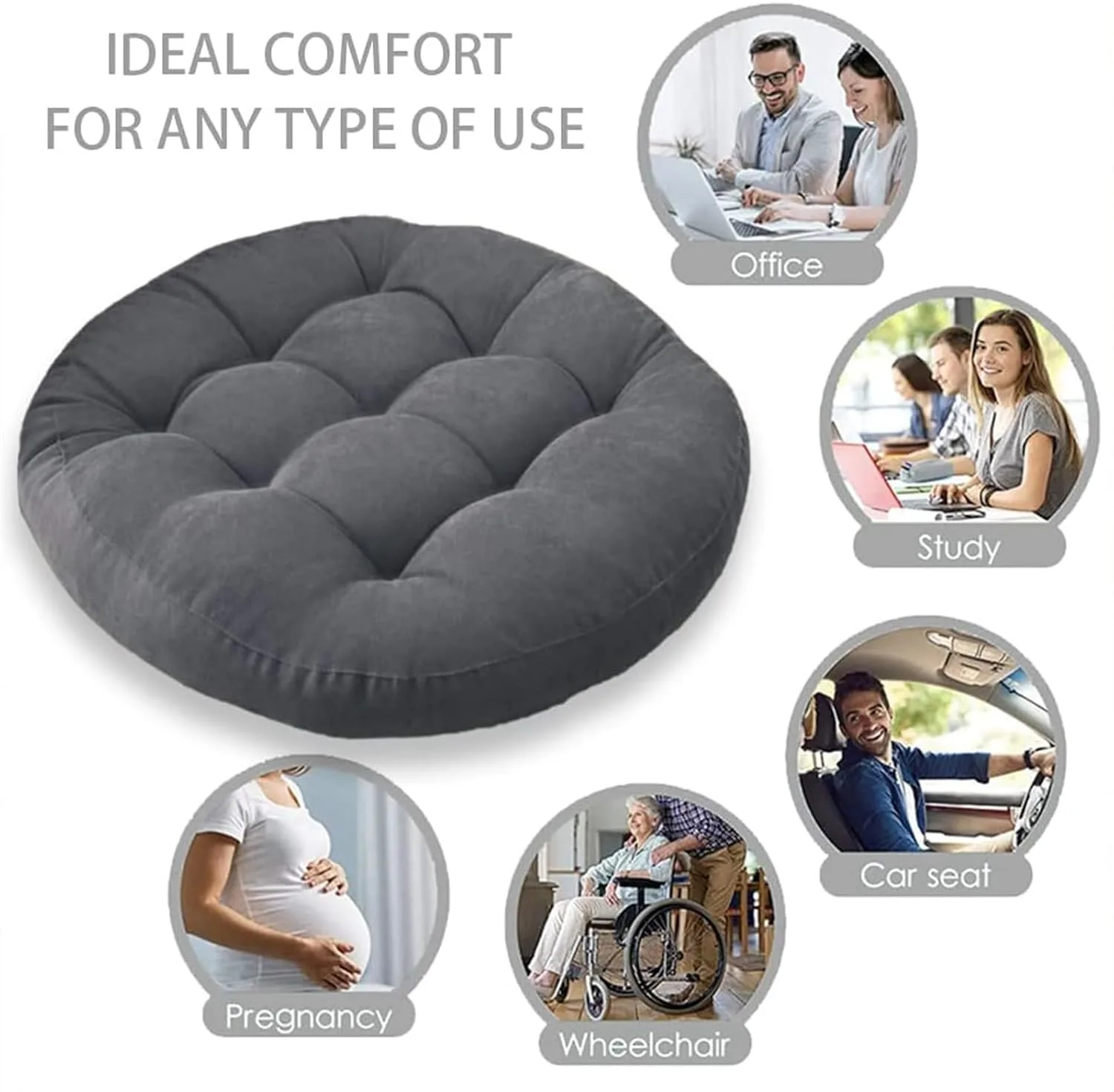 round floor pillow seat 7