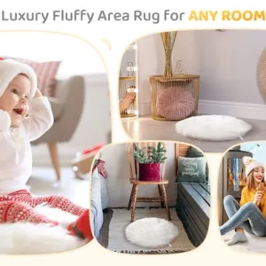 round fur chair cushion 3