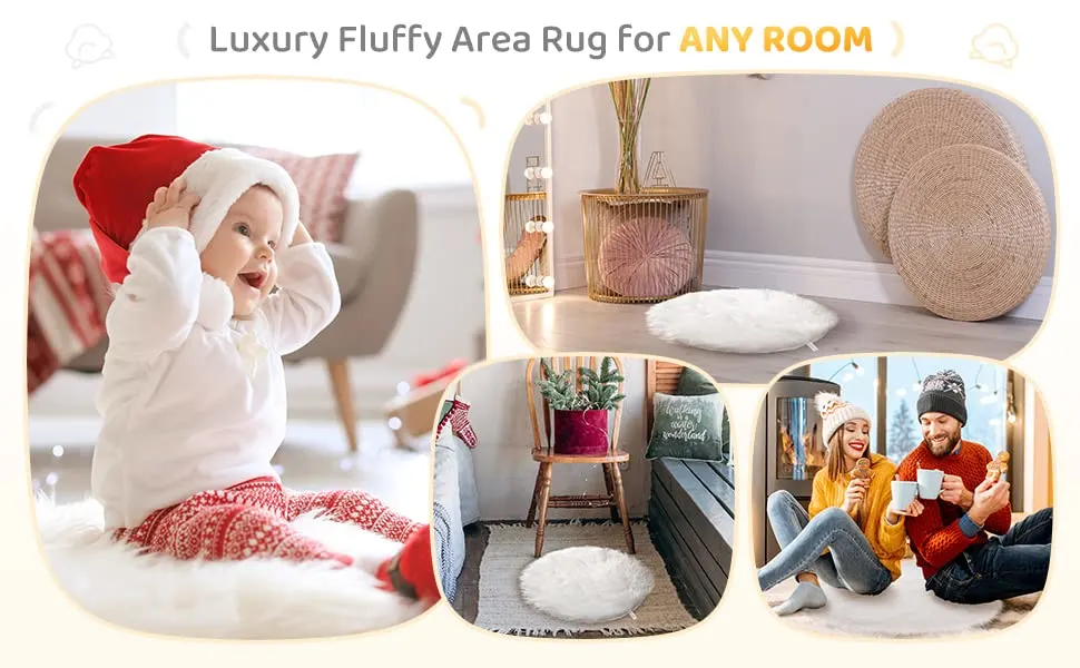 round fur chair cushion 3