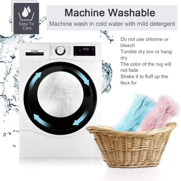 round fur chair cushion 7