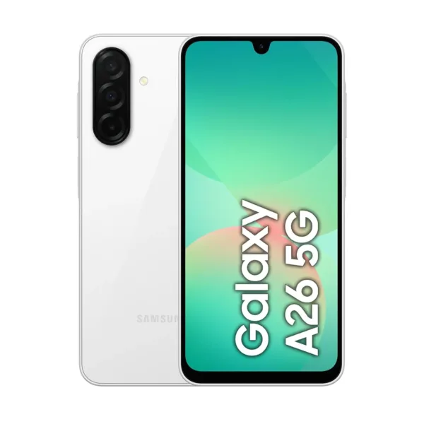 samsung galaxy a26 white 1