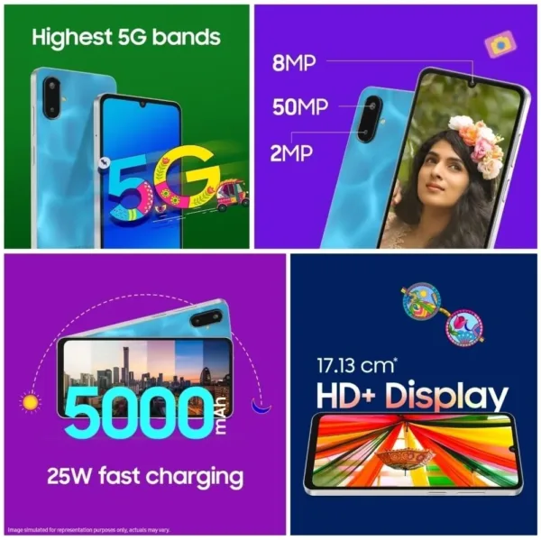 samsung galaxy f06 blue 4