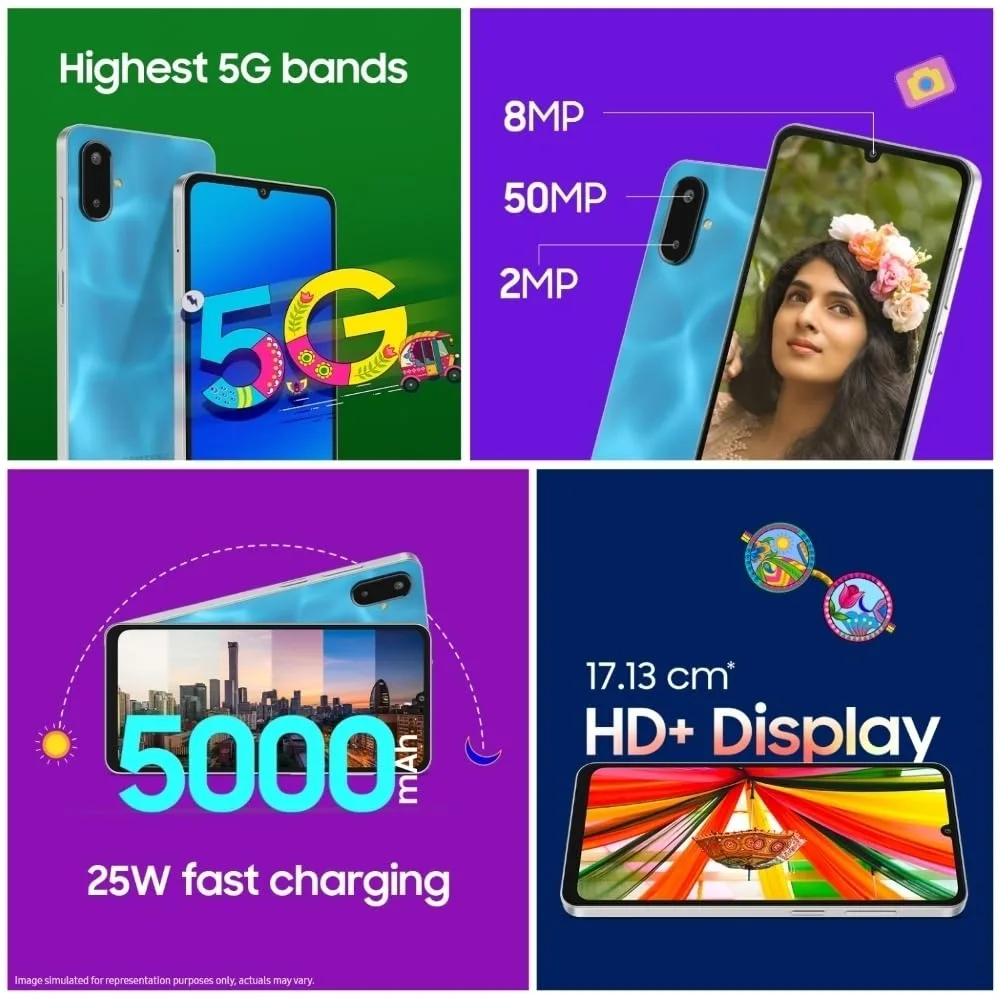 samsung galaxy f06 blue 4