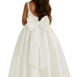satin flower girl dress 7