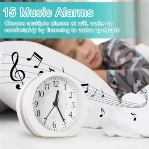 silent alarm clock small 2