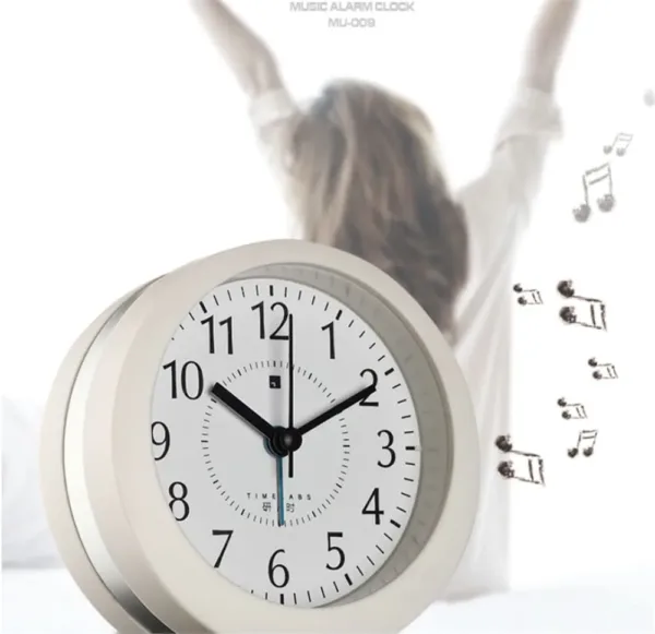 silent alarm clock small 5