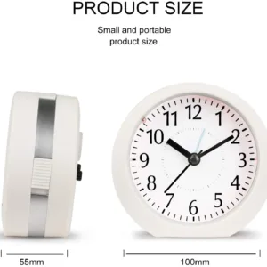 silent alarm clock small 6