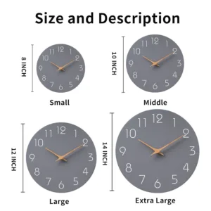 silent wall clock inch 3