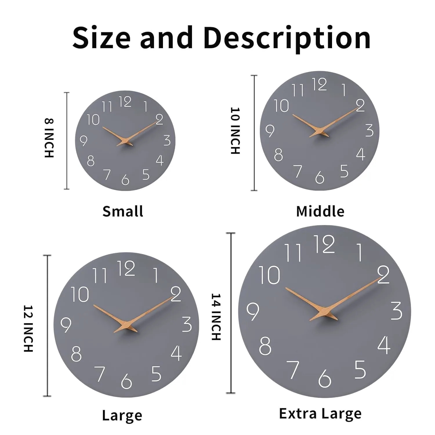 silent wall clock inch 3