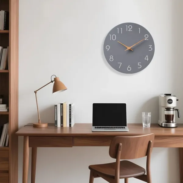 silent wall clock inch 5