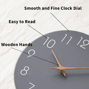 silent wall clock inch 6