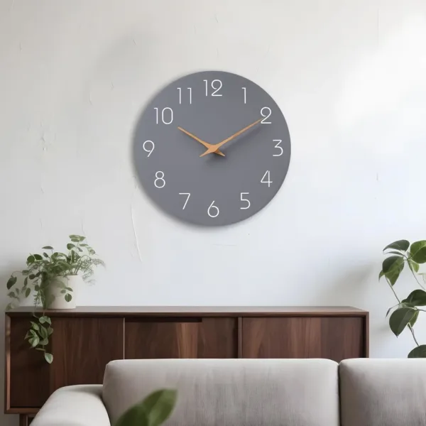 silent wall clock inch 7