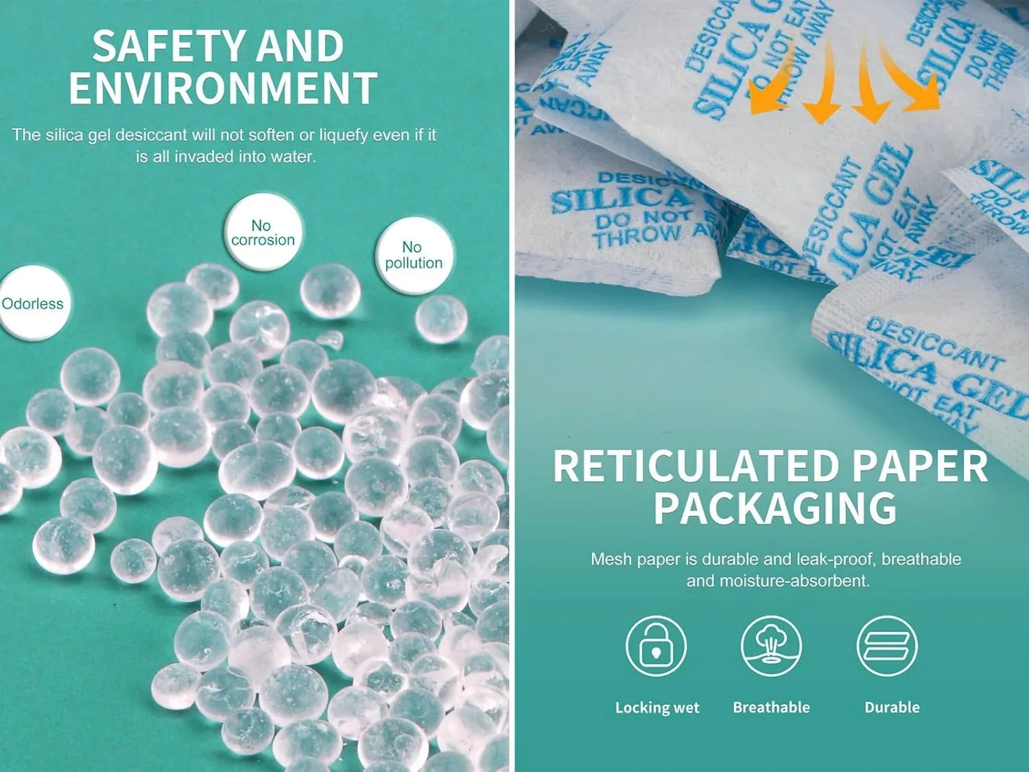 silica gel desiccant packets 5