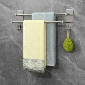 silver towel rack 1
