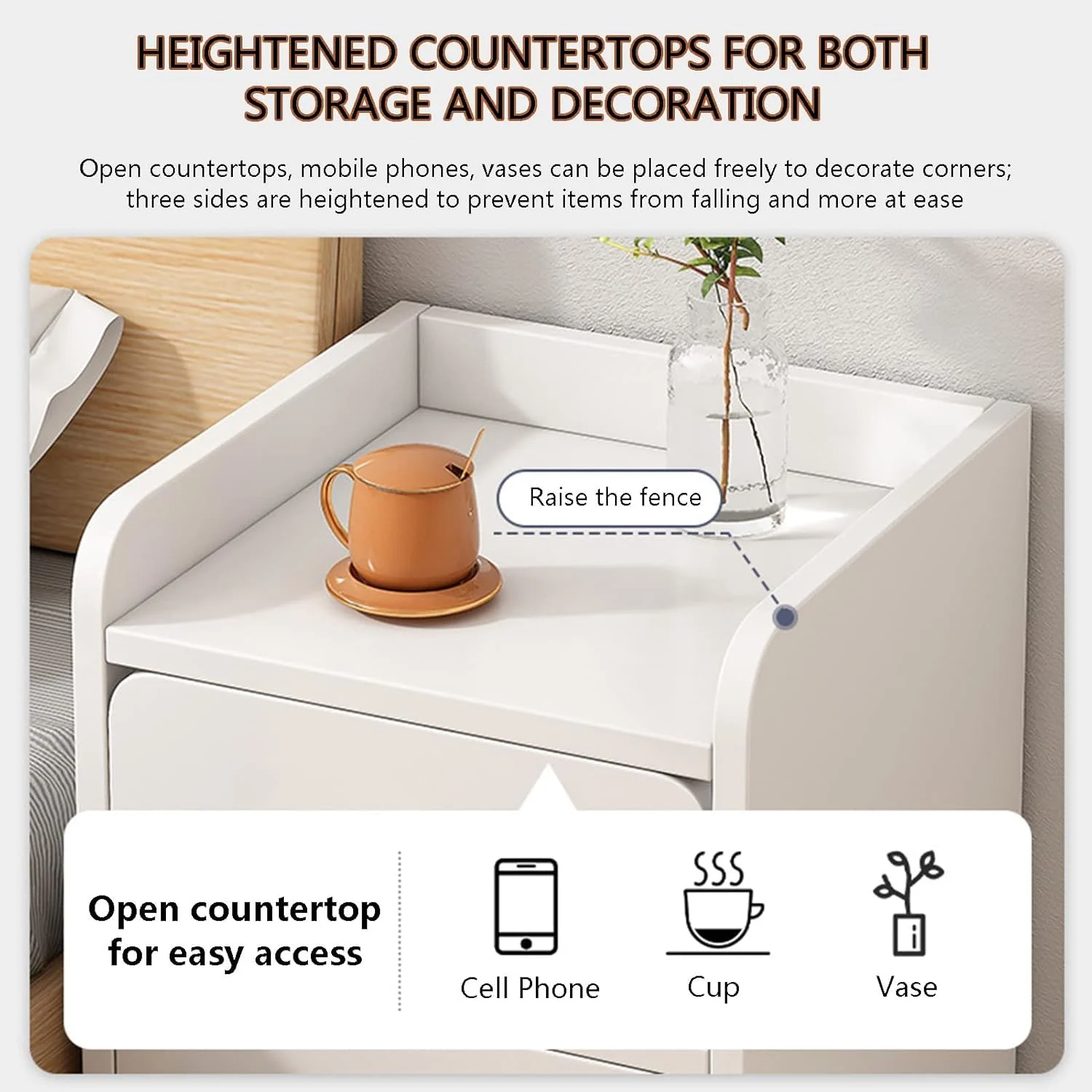 sleephead nightstand narrow 3