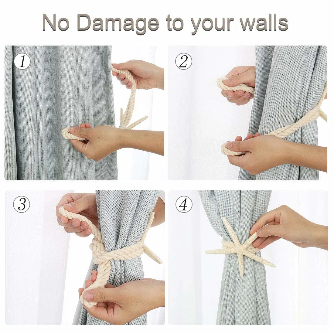 starfish curtain tiebacks 3