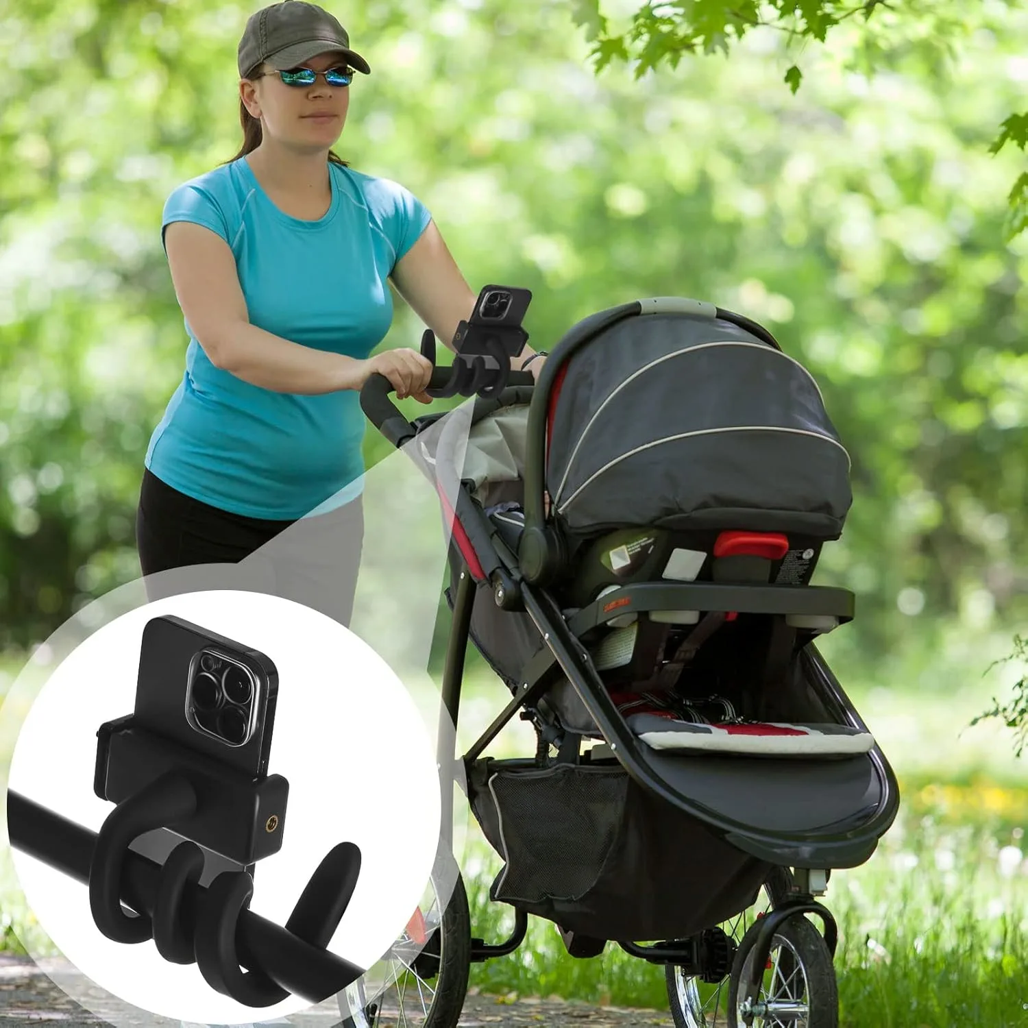 stroller phone holder 4