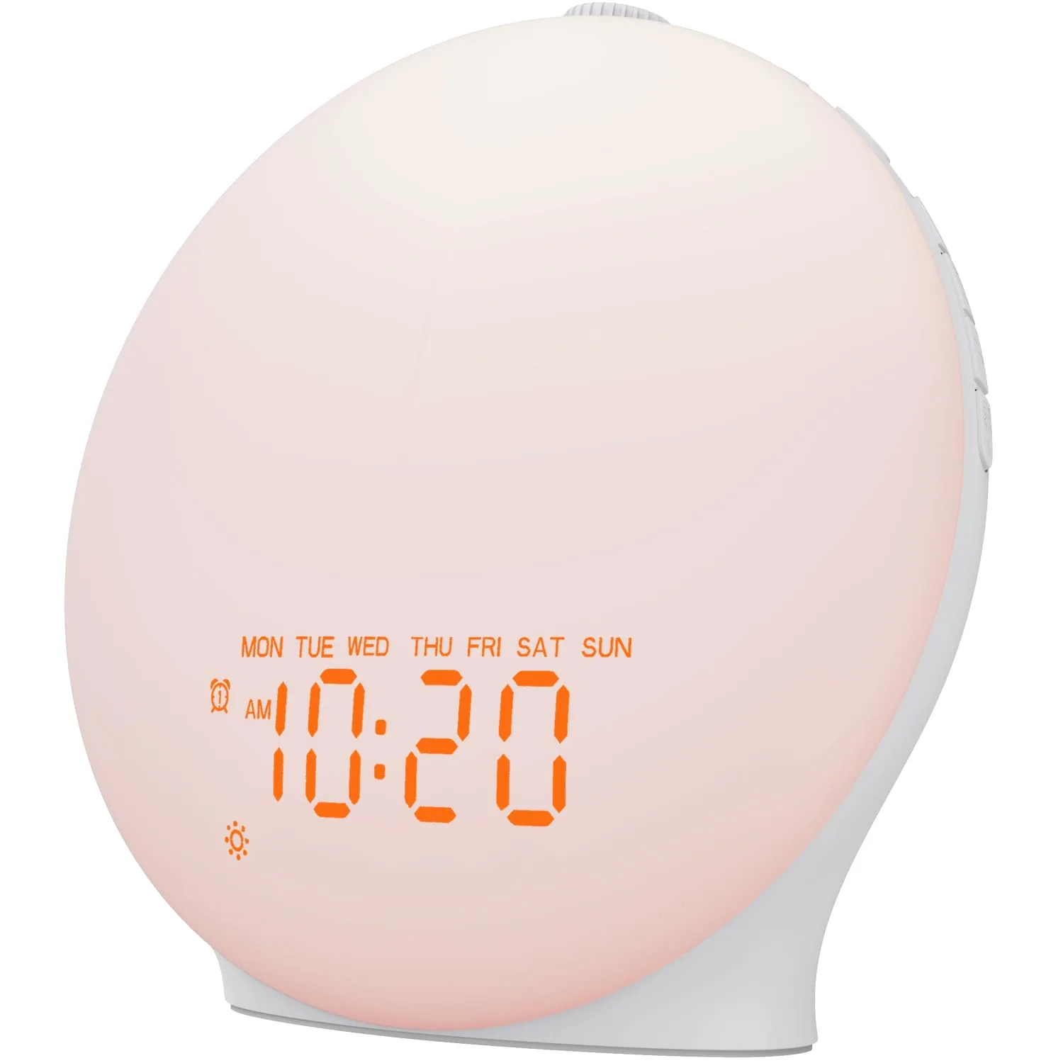sunrise alarm clock white 1