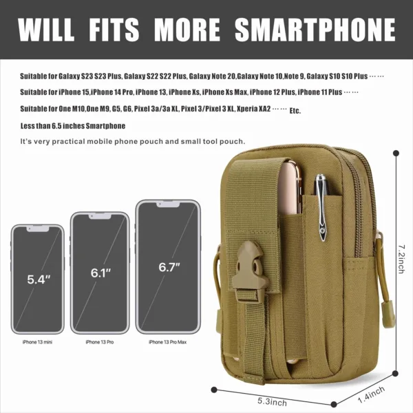 tactical molle pouch waist 6