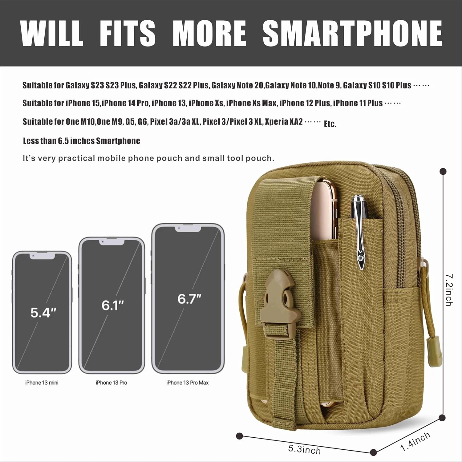 tactical molle pouch waist 6