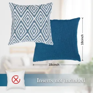 throw pillow covers blue 7
