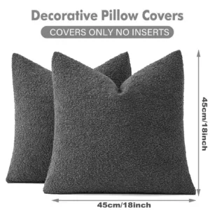 throw pillow covers boucle 6