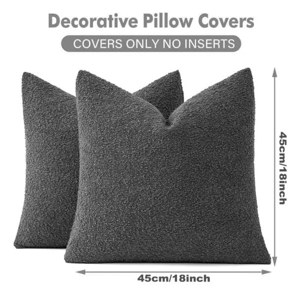 throw pillow covers boucle 6