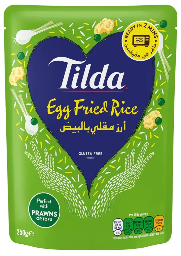 tilda microwave rice egg 1