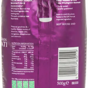 tilda wholegrain basmati rice 4