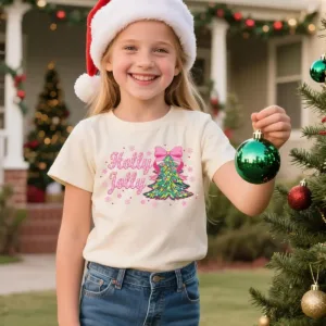 toddler girl christmas shirt 4