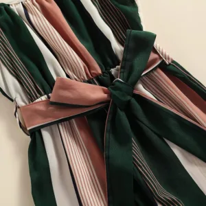 toddler girl romper stripe 4