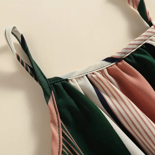 toddler girl romper stripe 6