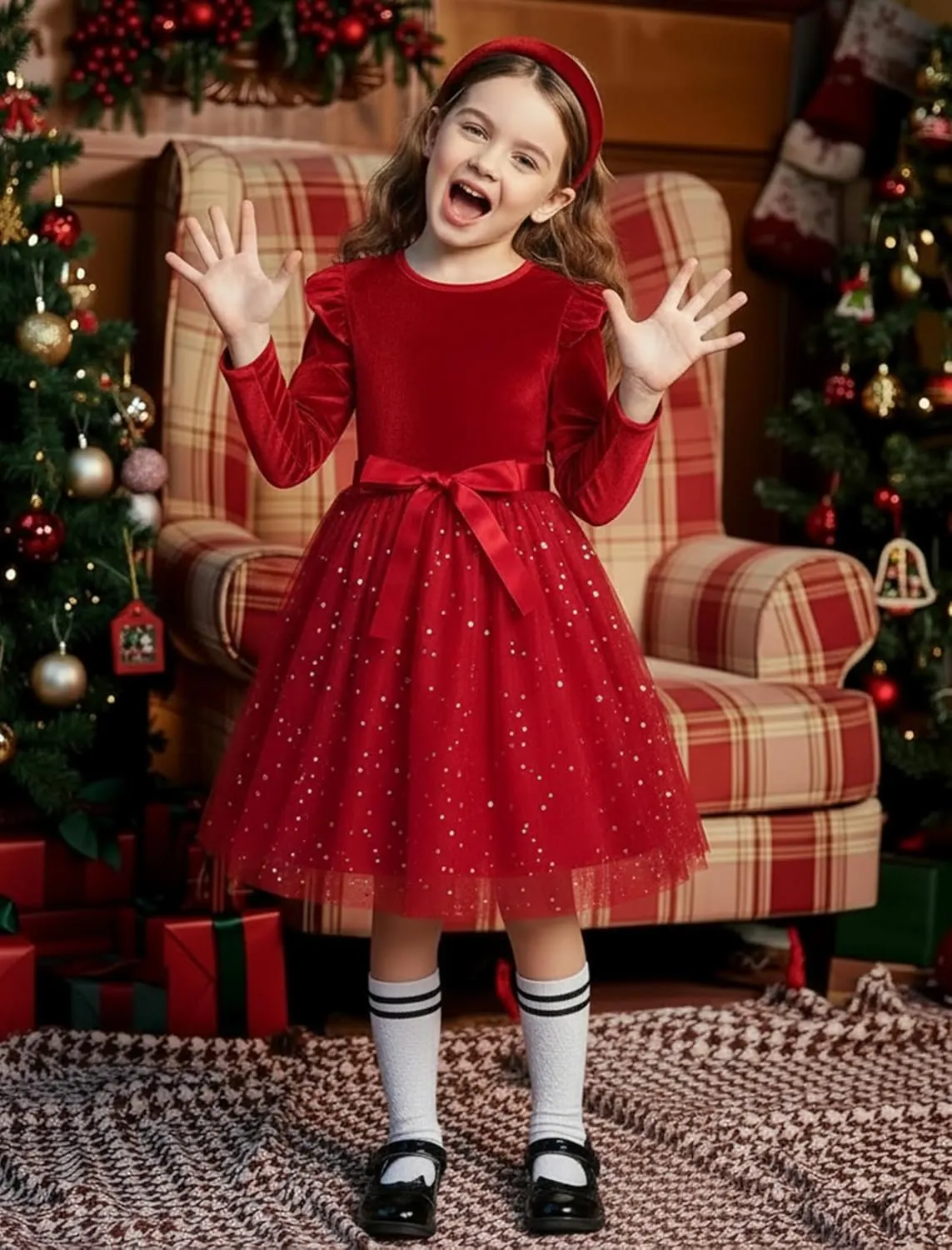 toddler girls christmas dress 5
