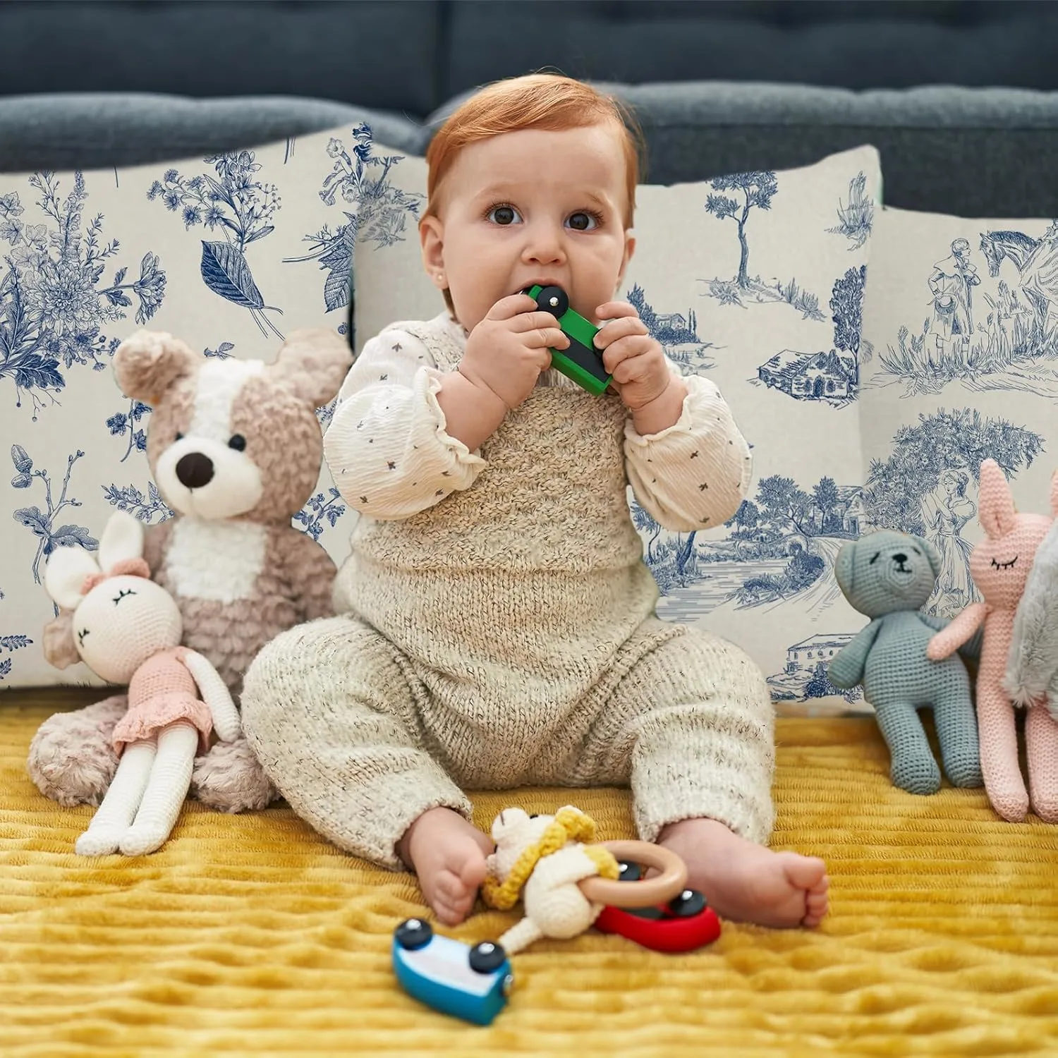 toile pillow covers 5