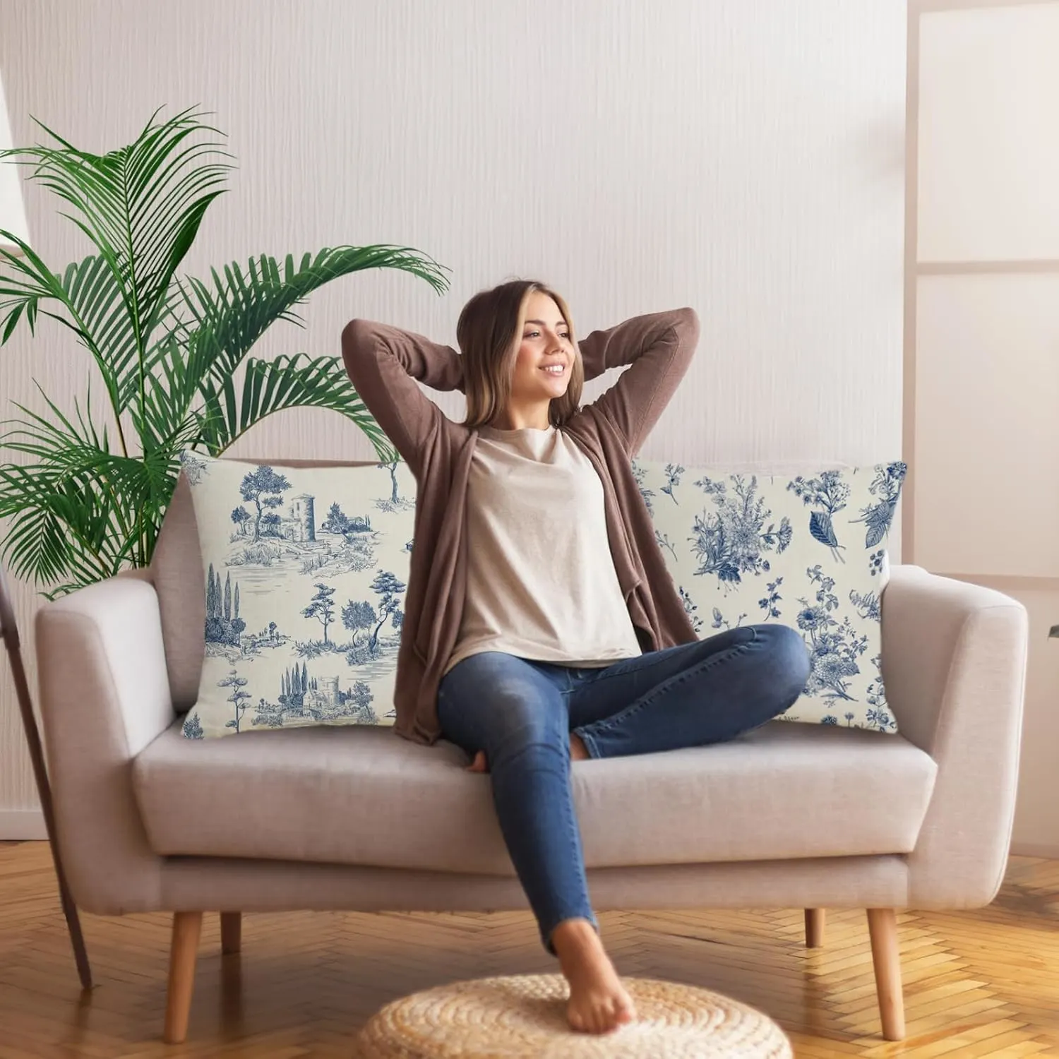 toile pillow covers 6