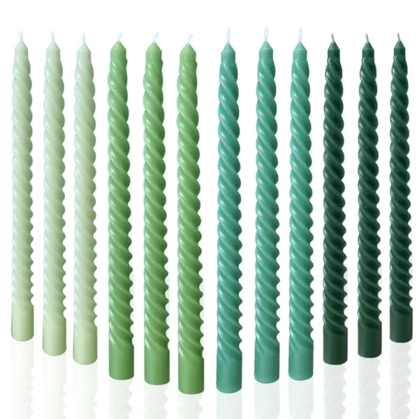 twisted taper candles 1