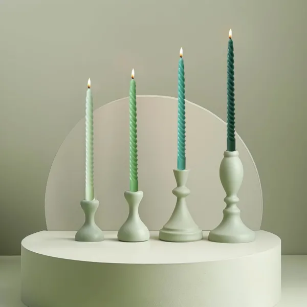twisted taper candles 3