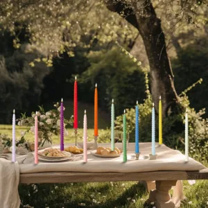 twisted taper candles 4