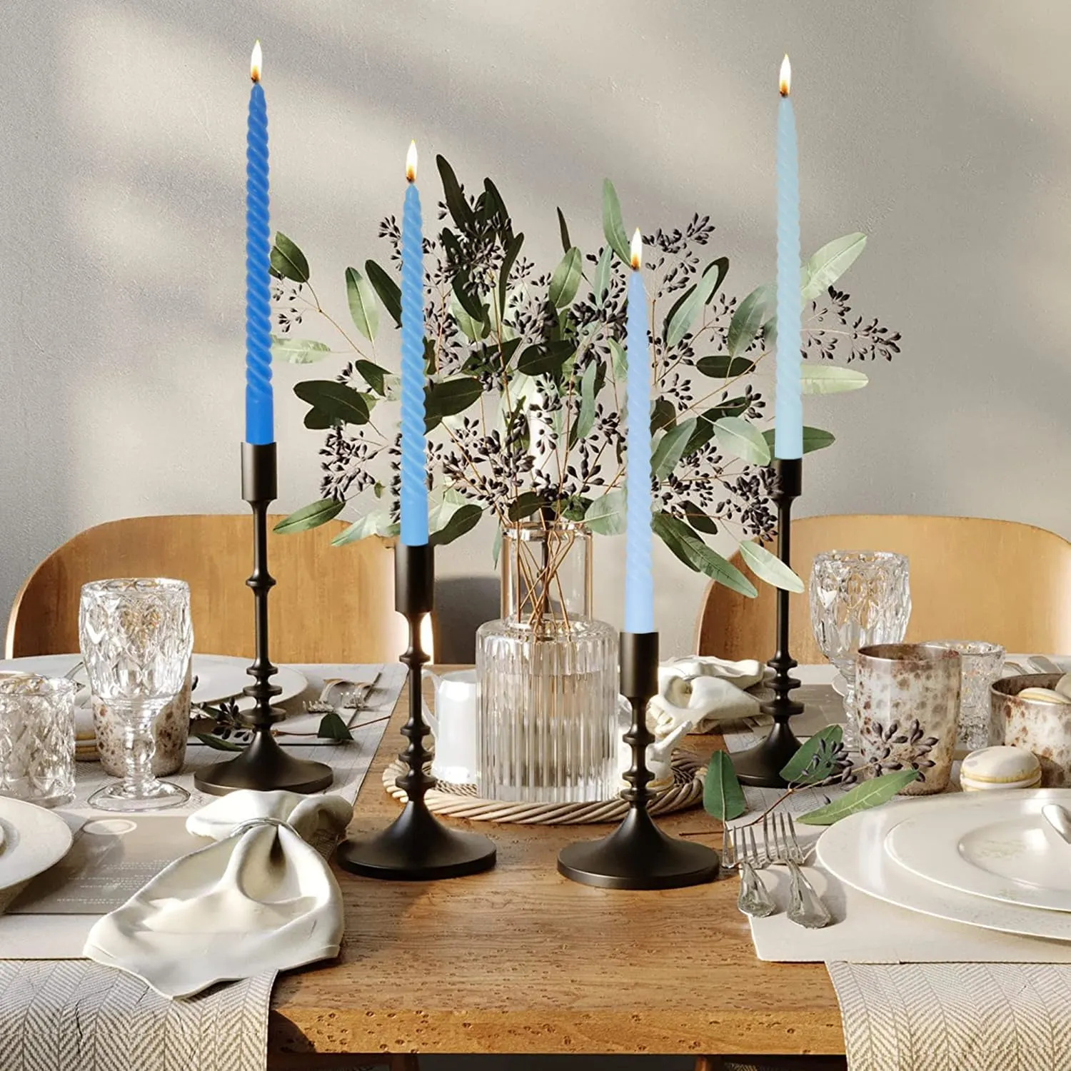 twisted taper candles 5