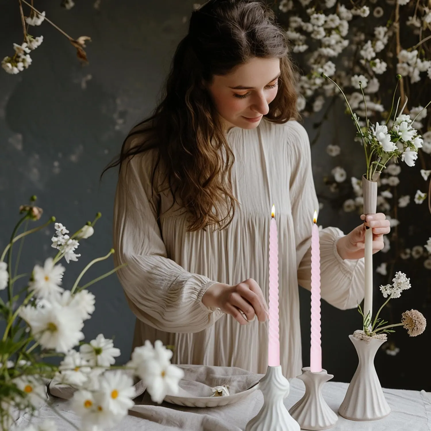 twisted taper candles 6