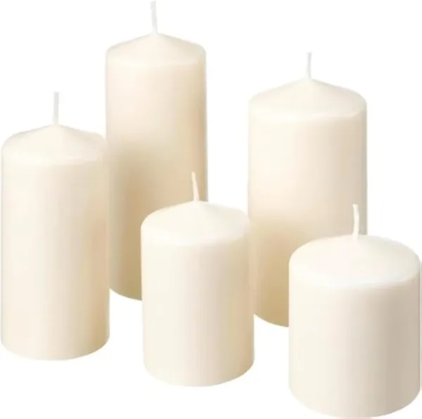 unscented block candles 1