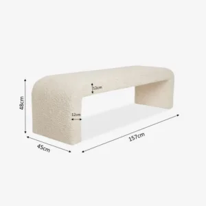 upholstered bench wood leg 3