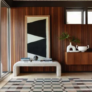 upholstered bench wood leg 5