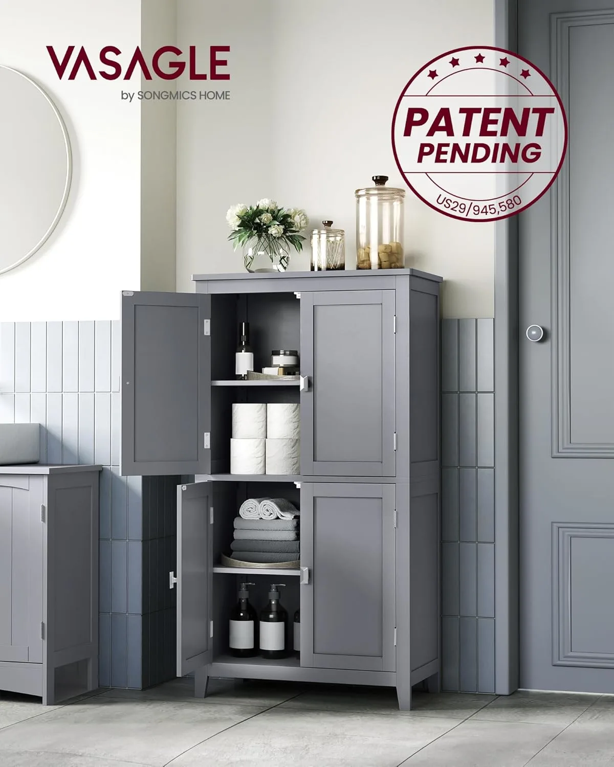 vasagle floor cabinet 4