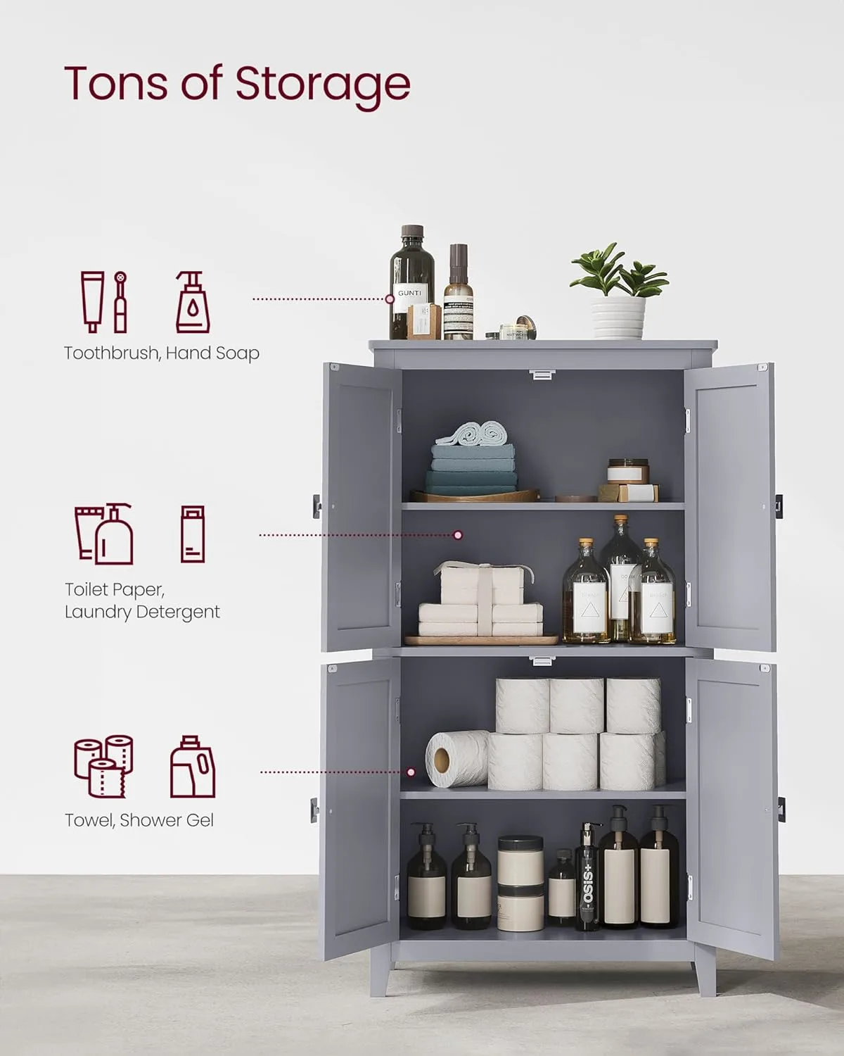 vasagle floor cabinet 5